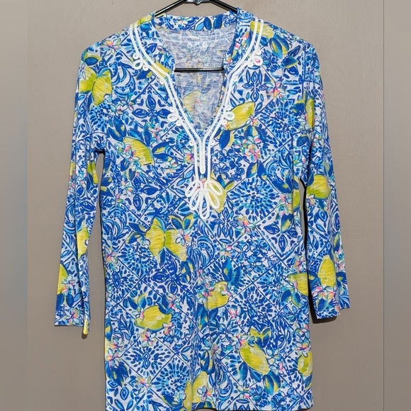 Lilly Pulitzer Tops - Lily Pulitzer Kaia Knit Tunic, Size:XS, Blue
